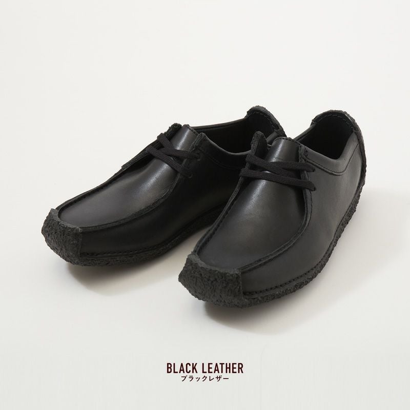 【極美品】Clarks 8.5クラークス ナタリー ブラック レザー 26.5 Natalie / メンズ ナタリー （ブラックレザー） -Clarks (クラークス
