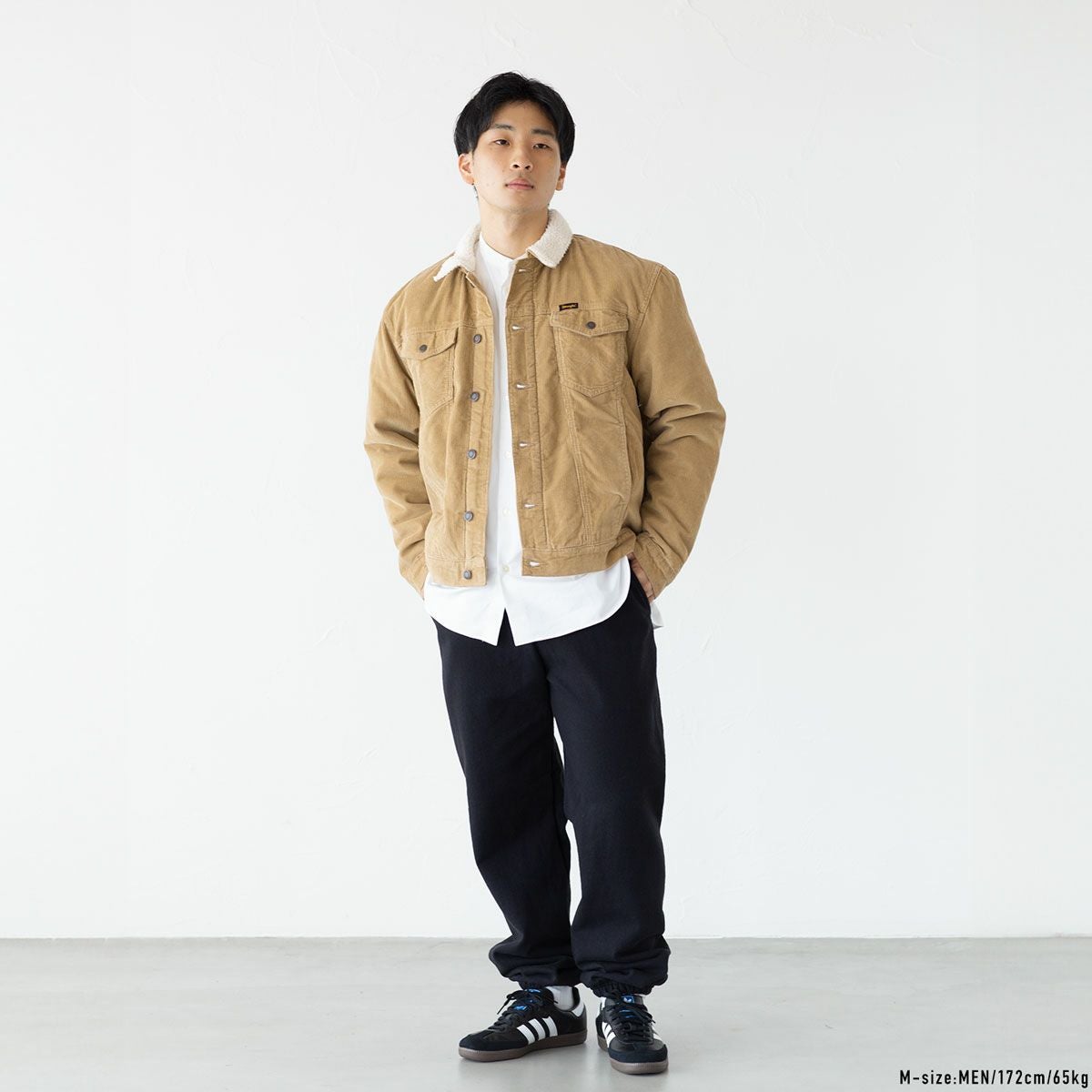 ラングラー シェルパ ジャケット コーデュロイ ウィート WRANGLER