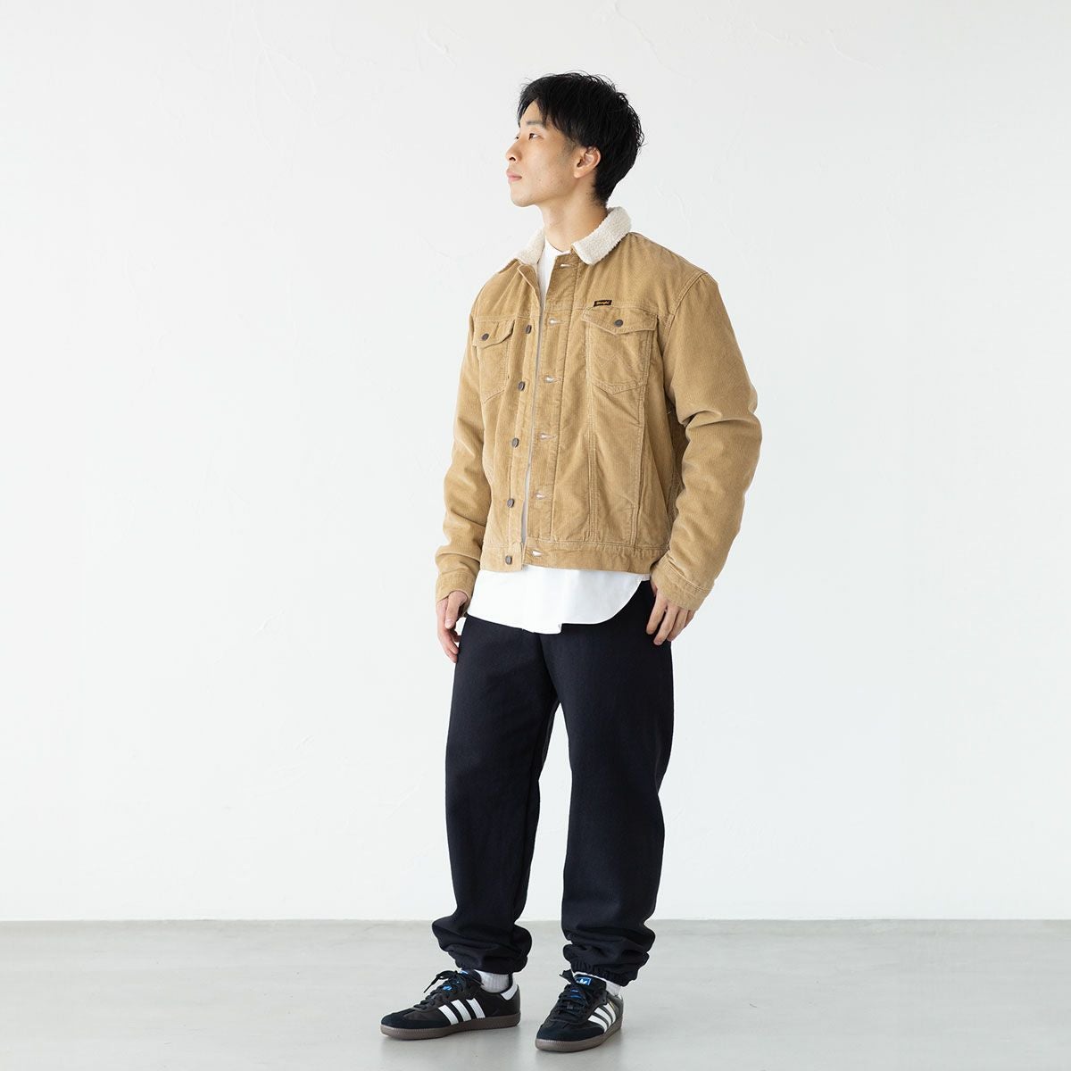 ラングラー シェルパ ジャケット コーデュロイ ウィート WRANGLER