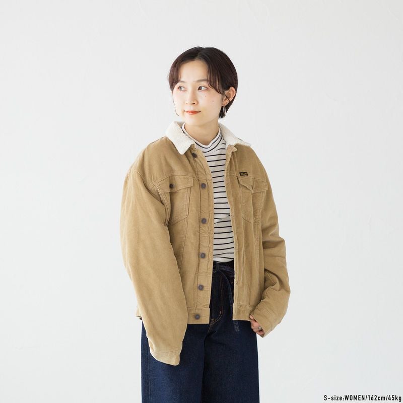 ラングラー シェルパ ジャケット コーデュロイ ウィート WRANGLER ラングラー シェルパ ジャケット コーデュロイ ウィート WRANGLER