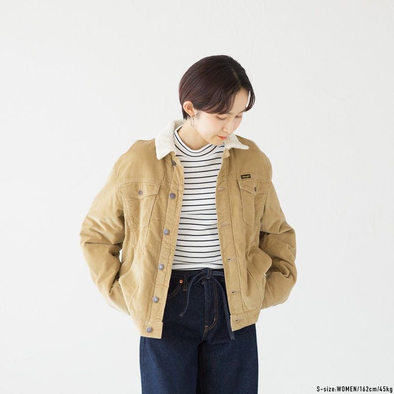 ラングラー シェルパ ジャケット コーデュロイ ウィート WRANGLER