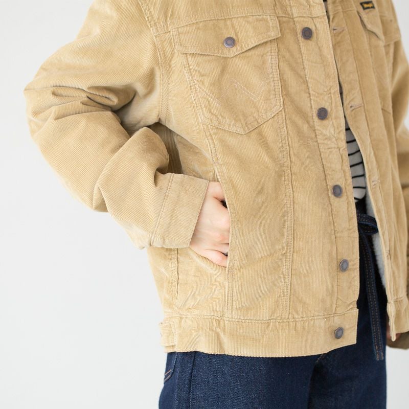 ラングラー シェルパ ジャケット コーデュロイ ウィート WRANGLER
