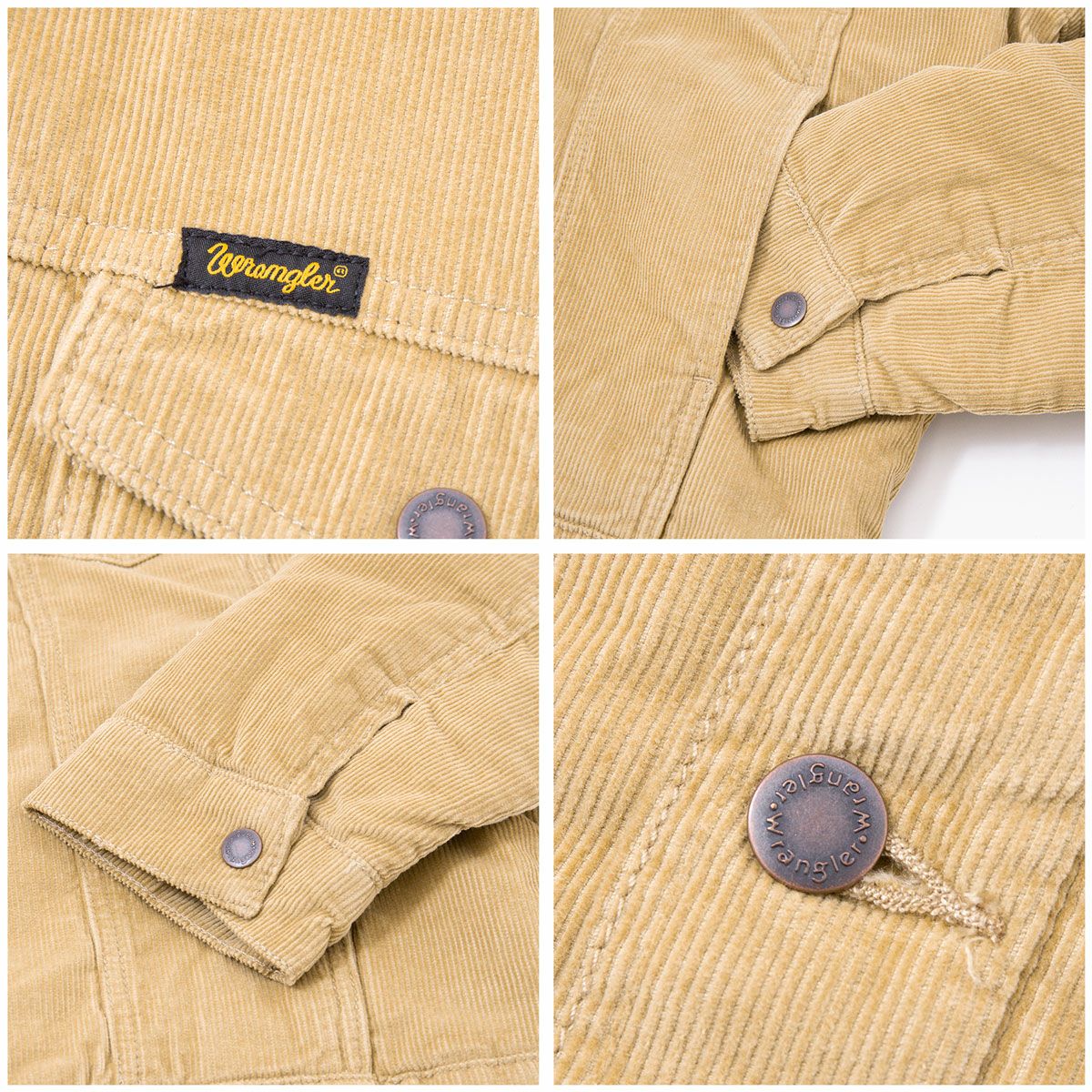 ラングラー シェルパ ジャケット コーデュロイ ウィート WRANGLER