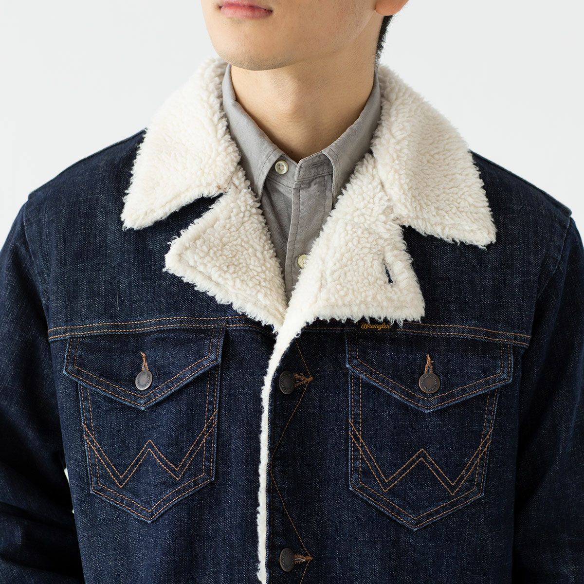 ラングラー デニム ランチコート ラスティックネイビー WRANGLER