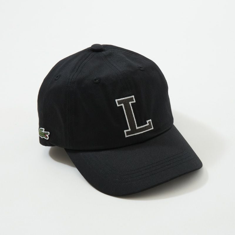 ラコステ コットンツイル Lロゴ キャップ LACOSTE RK1251J-99 日本製