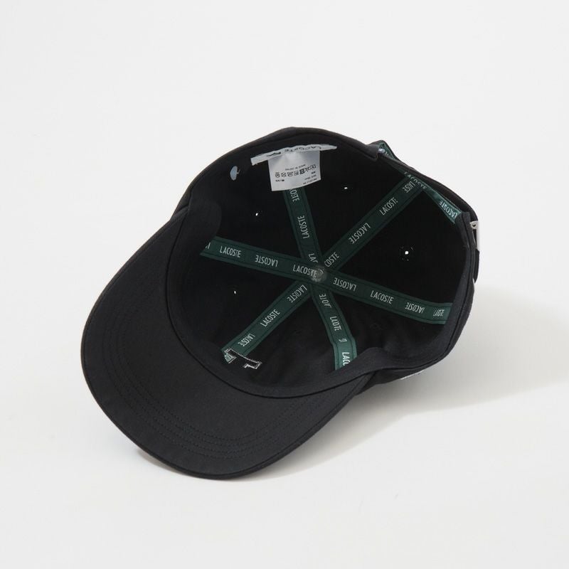 ラコステ コットンツイル Lロゴ キャップ LACOSTE RK1251J-99 日本製