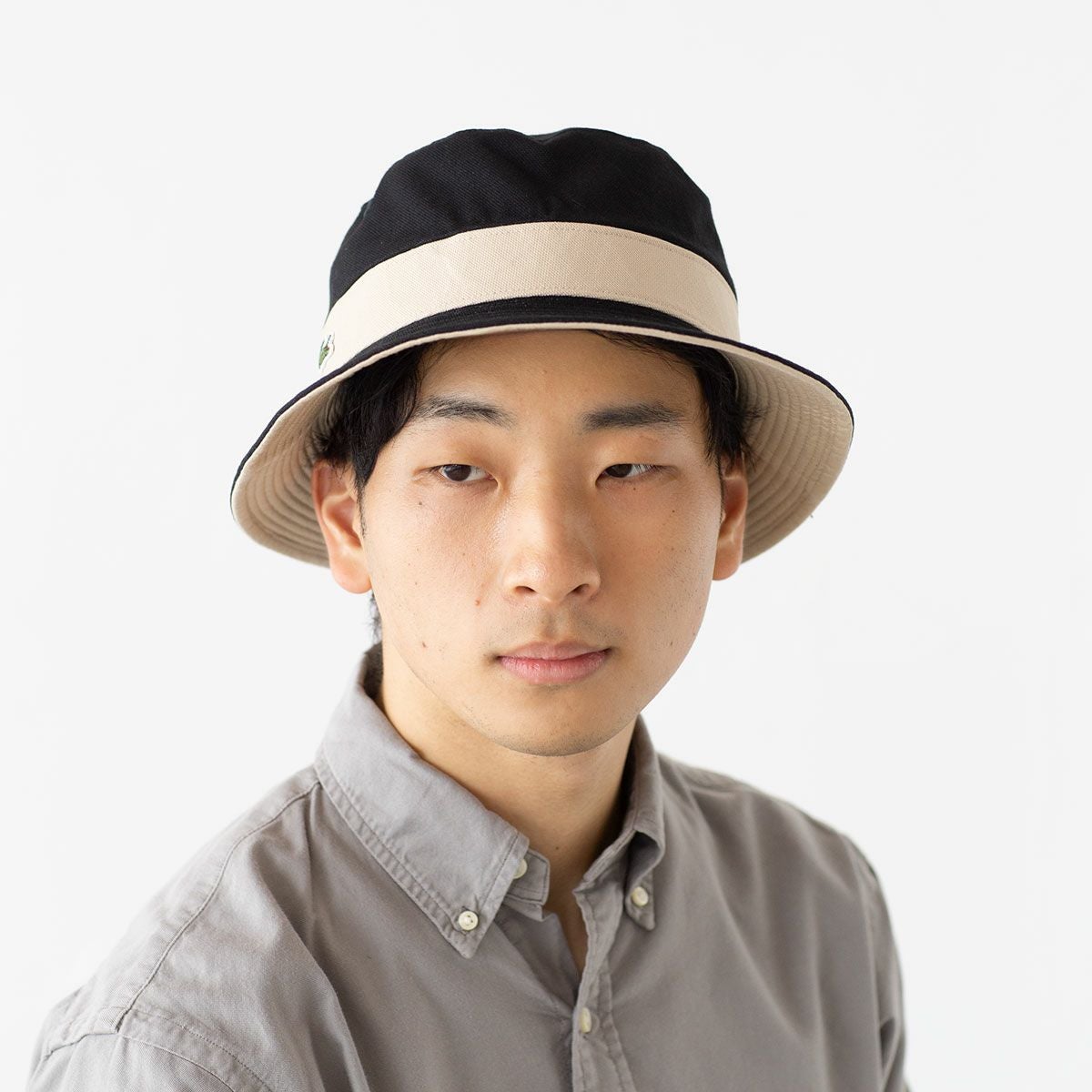ラコステ バケットハット LACOSTE リバーシブル サファリ ハット