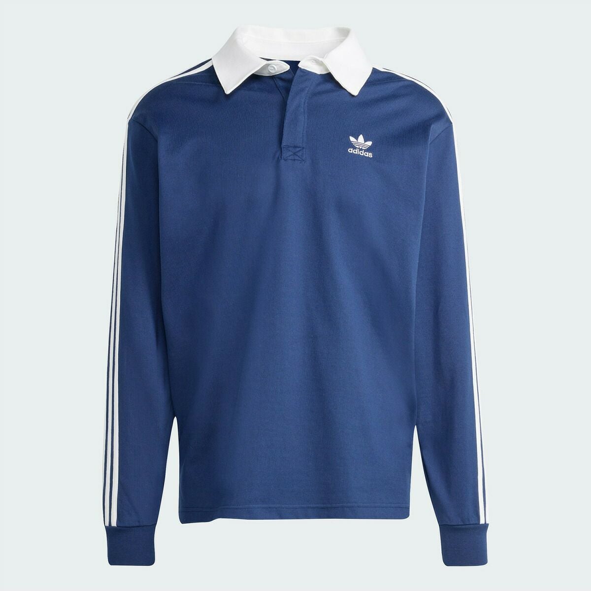 【新品未使用タグ付】アディダスオリジナルス 長袖ポロシャツ 3XL/ブラウン adidas（アディダス） ポロシャツ オリジナルスゴルフ Originalsベロア