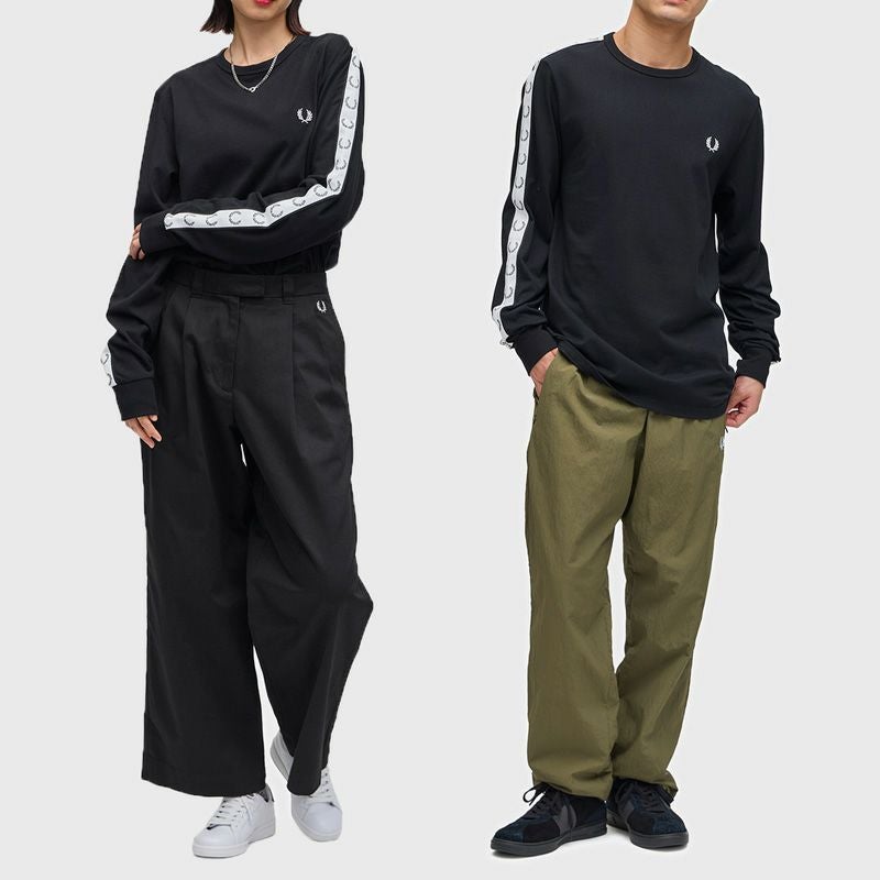 フレッドペリー FRED PERRY テープド ロング スリーブ Tシャツ M4621