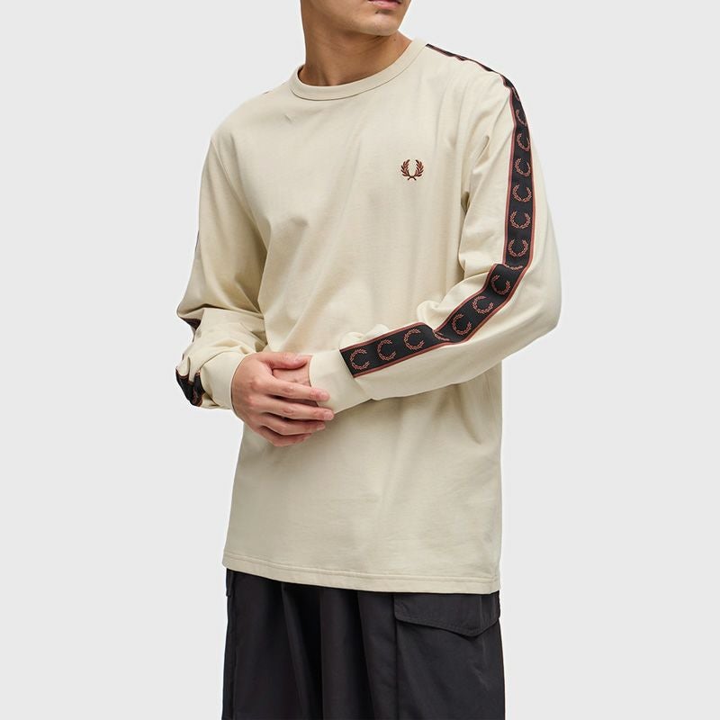 フレッドペリー FRED PERRY テープド ロング スリーブ Tシャツ M4621