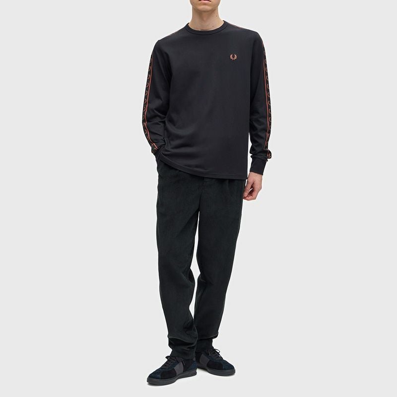 フレッドペリー FRED PERRY テープド ロング スリーブ Tシャツ M4621