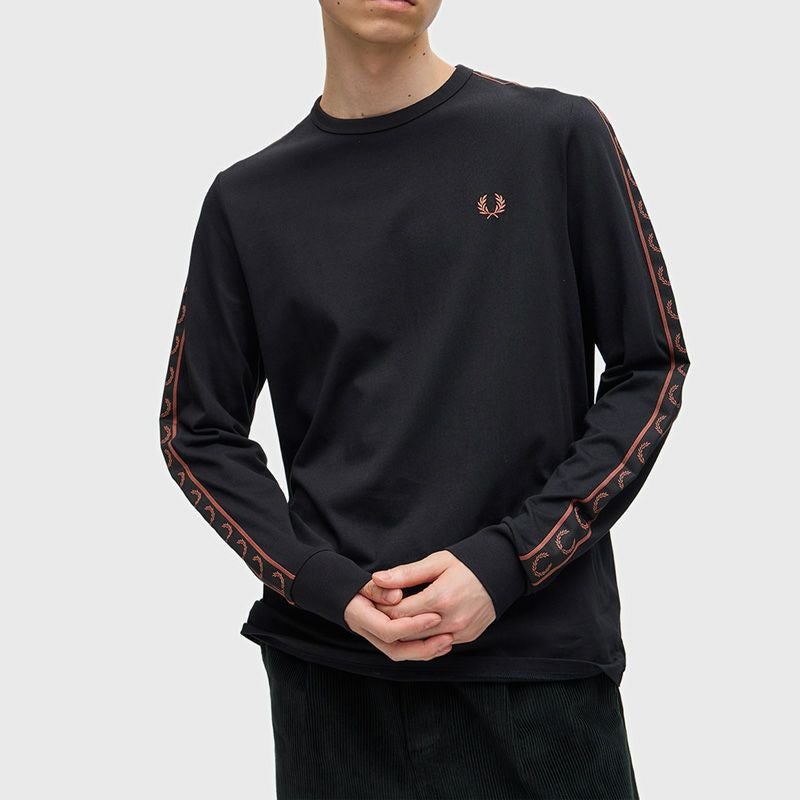 フレッドペリー　長袖 フレッドペリー FRED PERRY テープド ロング スリーブ Tシャツ M4621