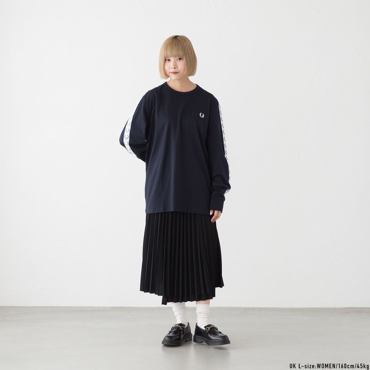 フレッドペリー FRED PERRY テープド ロング スリーブ Tシャツ M4621