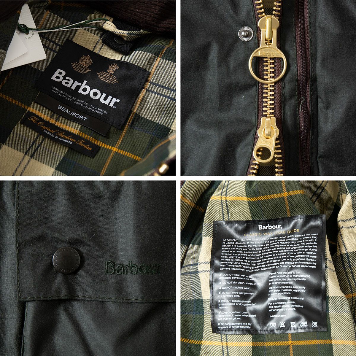 英国製】 バブアー ビューフォート ワックス ブルゾン Barbour MWX0017