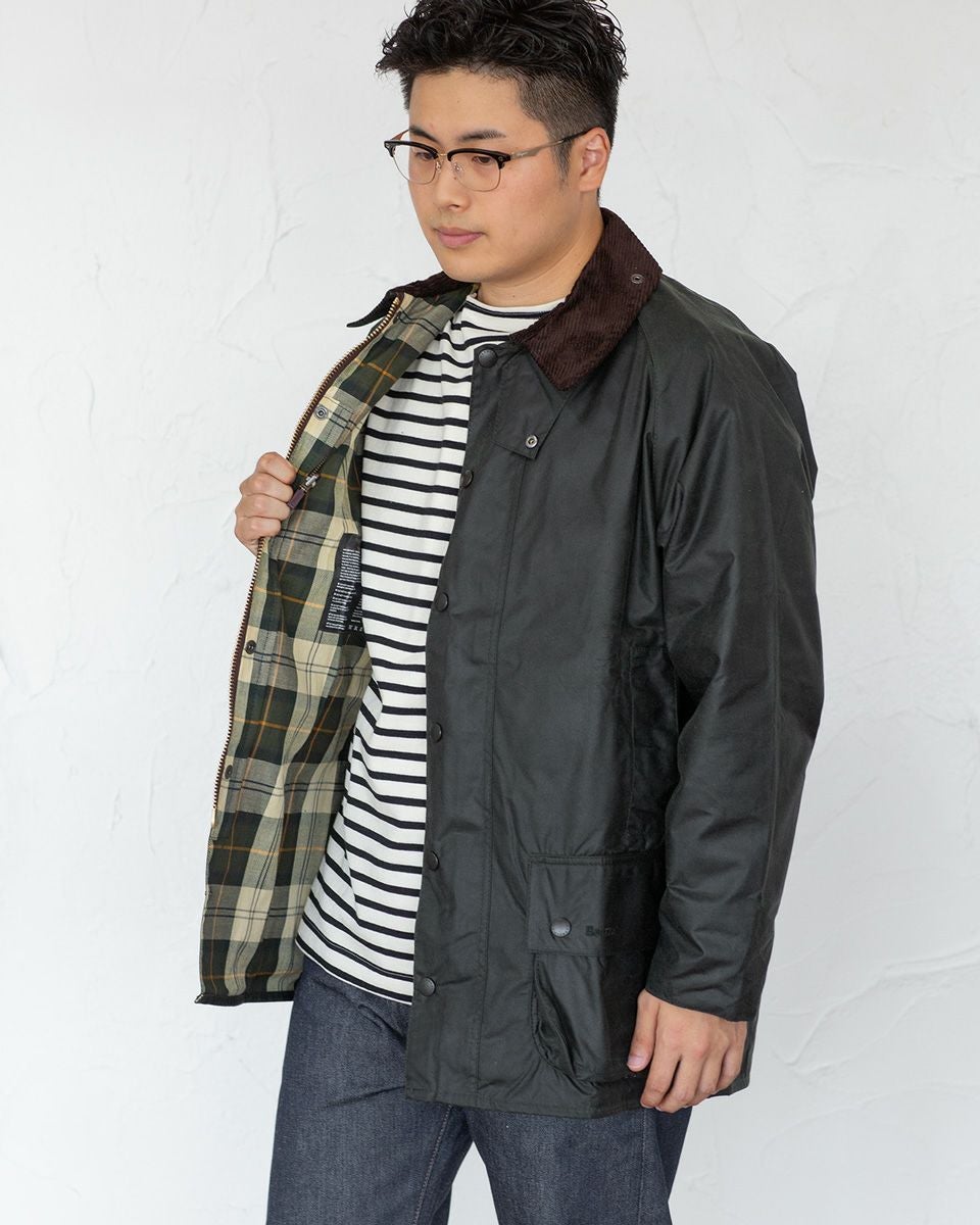 M★Barbour★ビューフォート ジャケット★ノンワックス★ノンオイル★白 Barbour（バブアー） 【カバープレゼント】 BARBOUR CLASSIC BEAUFORT