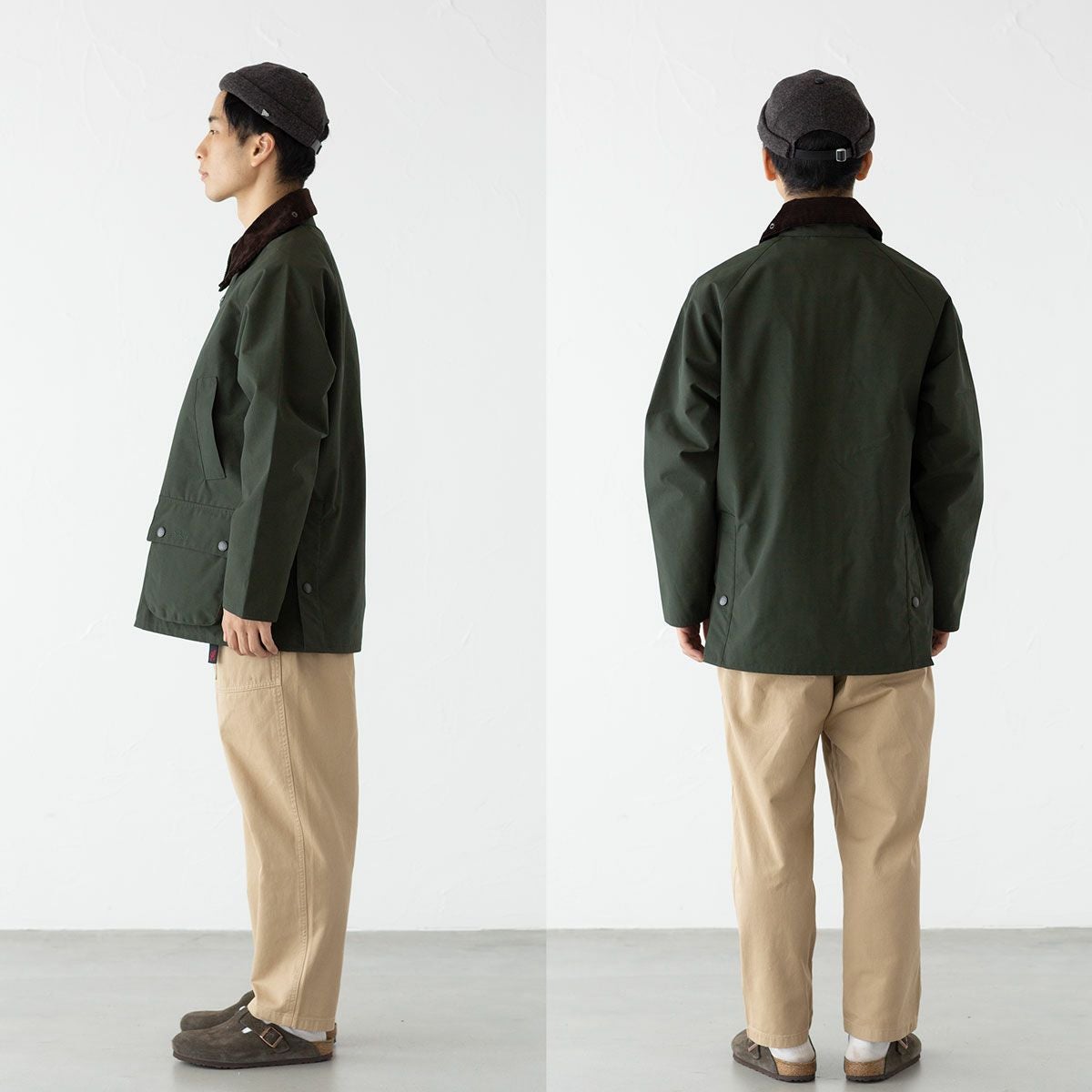 バブアー ビデイル 2レイヤー ブルゾン ノンオイル Barbour MSP0107