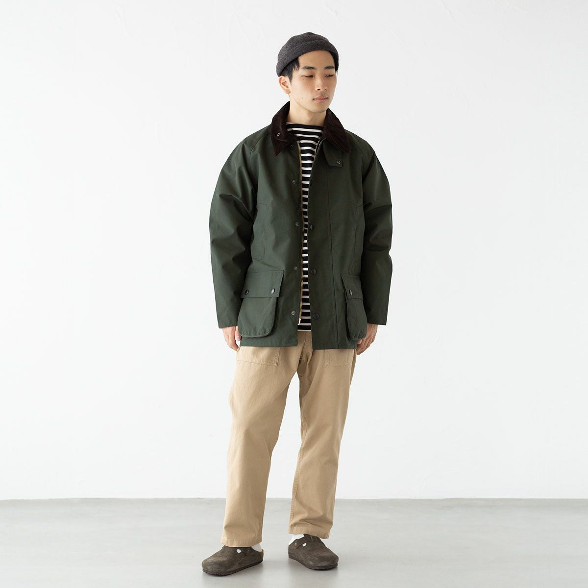 バブアー ビデイル 2レイヤー ブルゾン ノンオイル Barbour MSP0107