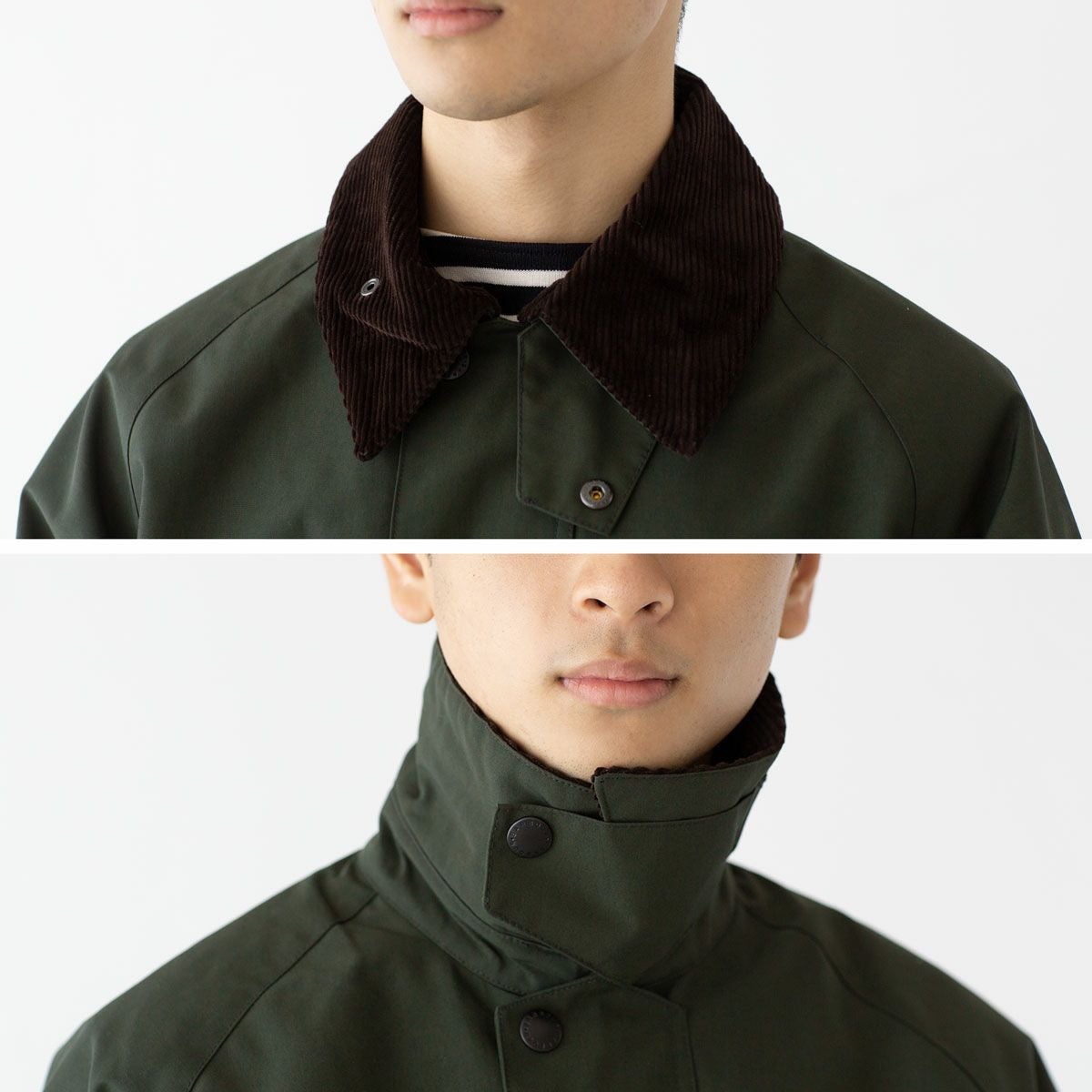 Barbour ノンオイル 脱オイルド】バブアーの新定番「ノンオイル・ピーチスキン」トランス