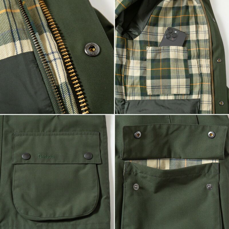バブアー ビデイル 2レイヤー ブルゾン ノンオイル Barbour MSP0107