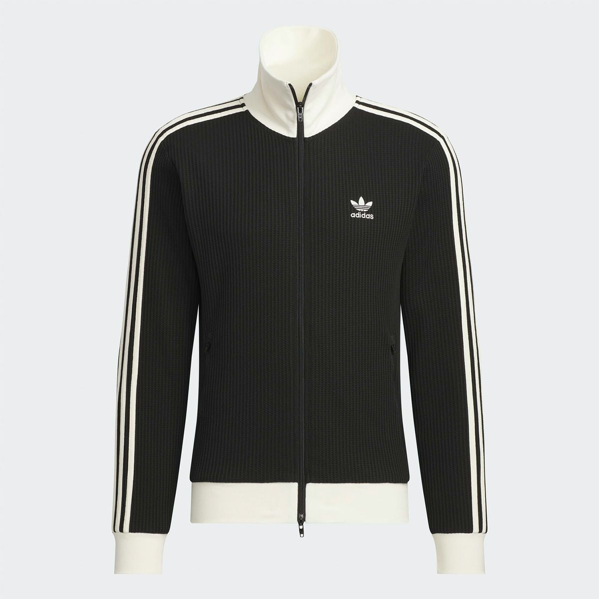 adidas ジップアップジャージ Sサイズ　ワッフル　トラックジャケット アディダス ワッフル トラックジャケット クラシック トラックトップ