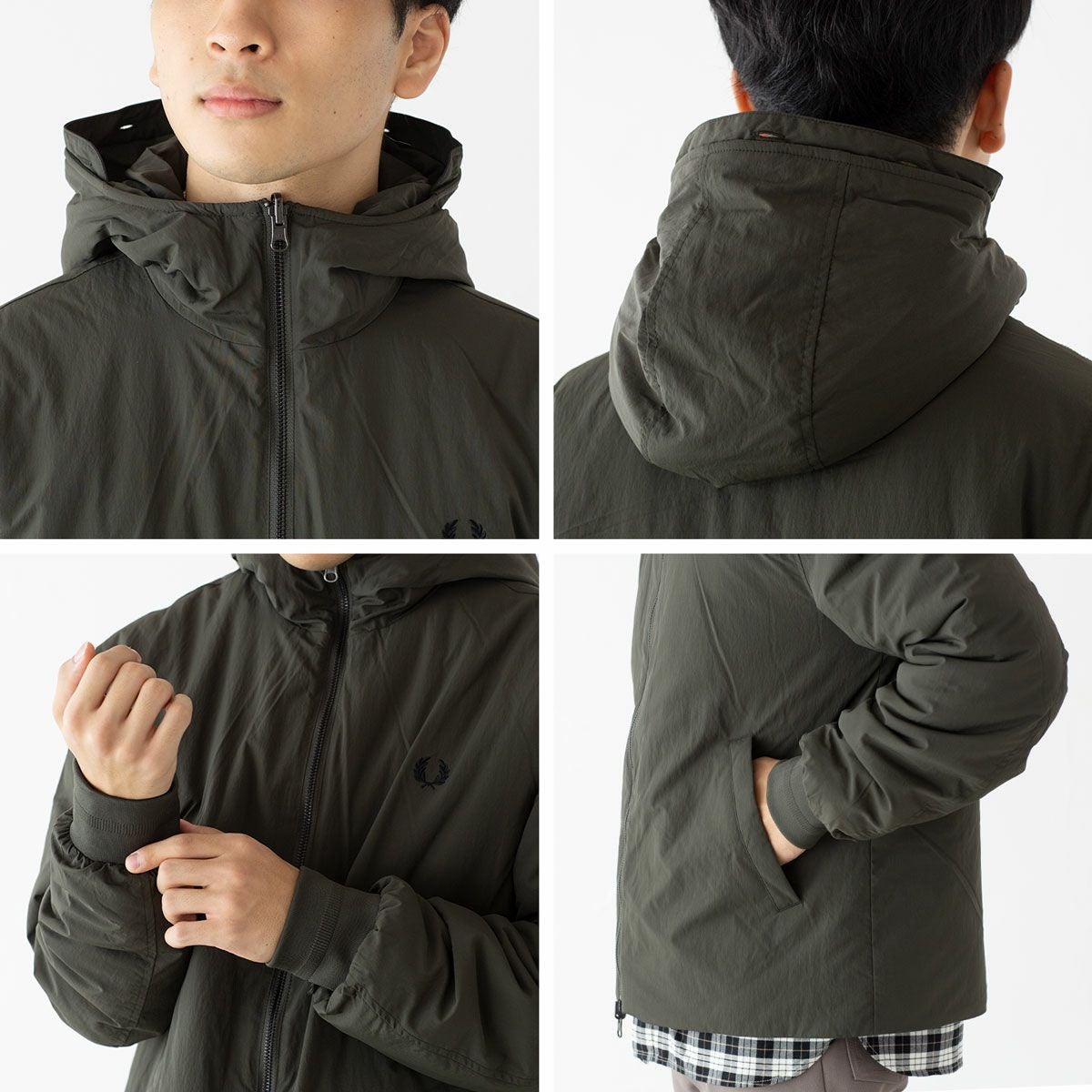 フレッドペリー FRED PERRY モッズコート ジップイン ライナー