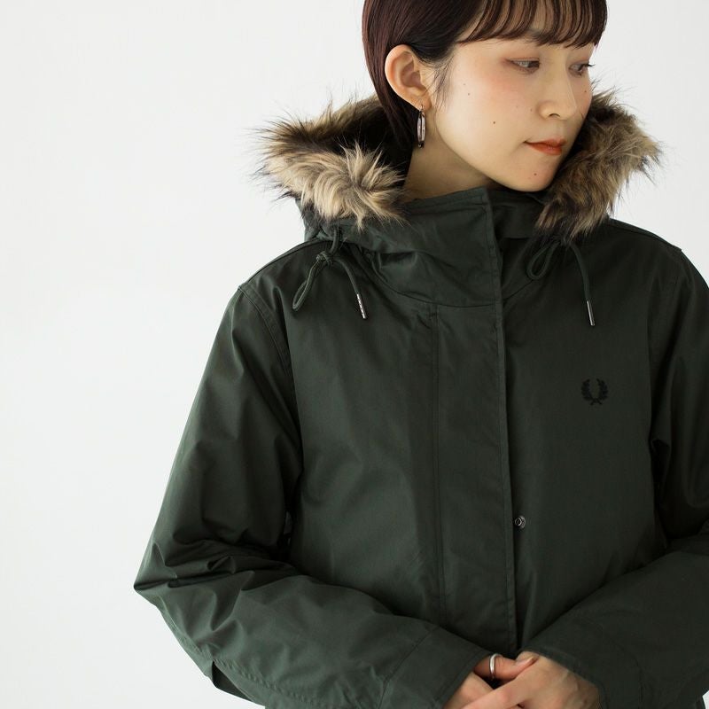 フレッドペリー レディース　モッズコート ユニオンジャックボアライナー付 M FRED PERRY - 【美品】フレッドペリー レディース ユニオンジャック