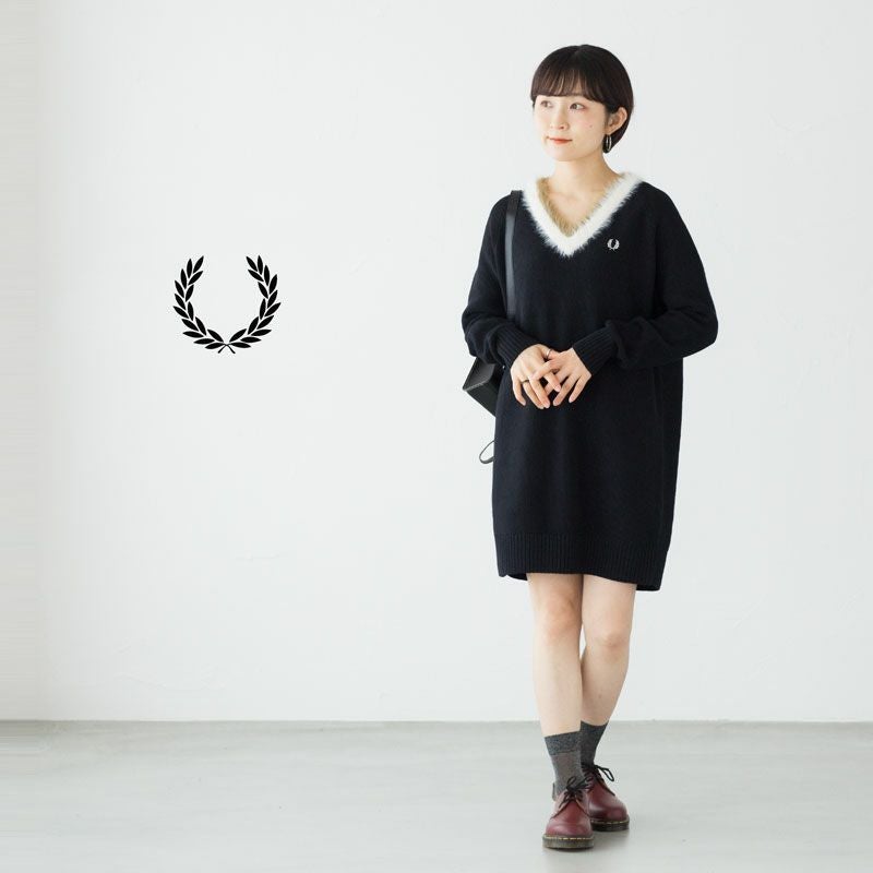 極美品 フレッドペリー ニットワンピースと上着のジャケットの2着セット 000000005062-01.jpg?size=l&w=