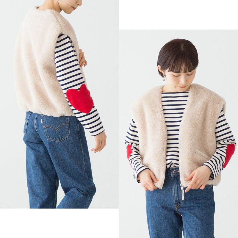日本正規品 セントジェームス ウエッソン ハート エルボーパッチ 24JC