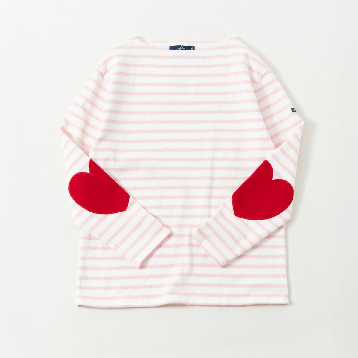 Saint James ウエッソン　ハート型エルボーパッチ　バスクシャツ　T3 日本正規品 セントジェームス ウエッソン ハート エルボーパッチ 24JC