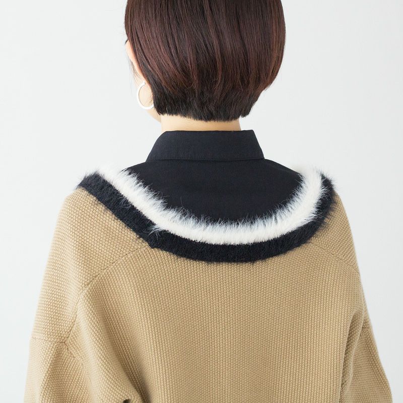 A18803 美品 アンダーカバー 23SS ミニ裏毛レイヤードスリーブフーディ UNDERCOVER（アンダーカバー） CONRAD SCHINITZLER HOODIE コンラッド