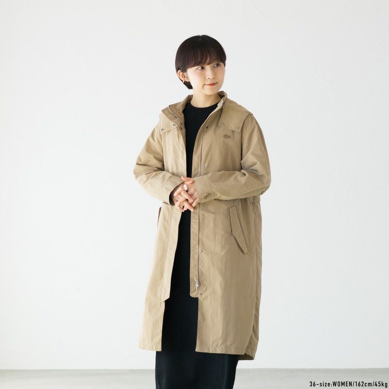 ラコステ 撥水ナイロン ミリタリーコート LACOSTE BF010J-99