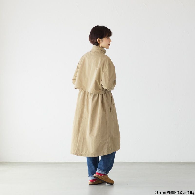 ラコステ 撥水ナイロン ミリタリーコート LACOSTE BF010J-99