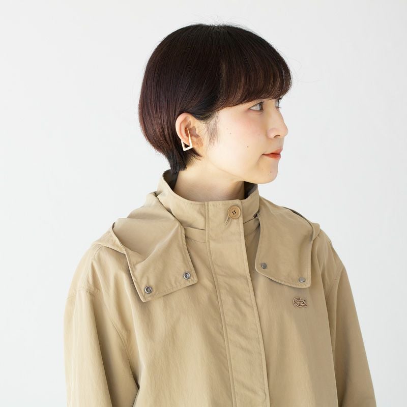 ラコステ 撥水ナイロン ミリタリーコート LACOSTE BF010J-99