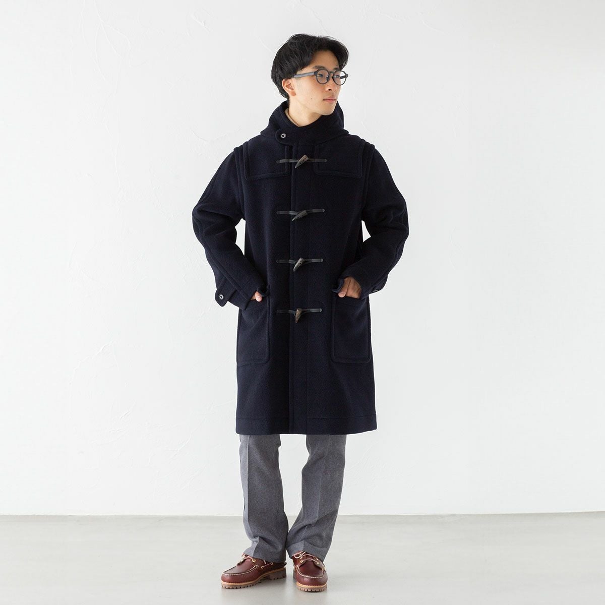 INVERTERE インバーティア リバーシブル ベルテッドコート 44 英国製 INVERTERE/インバーティア “REVERSIBLE RAGLAN COAT” | andPheb Staff Blog