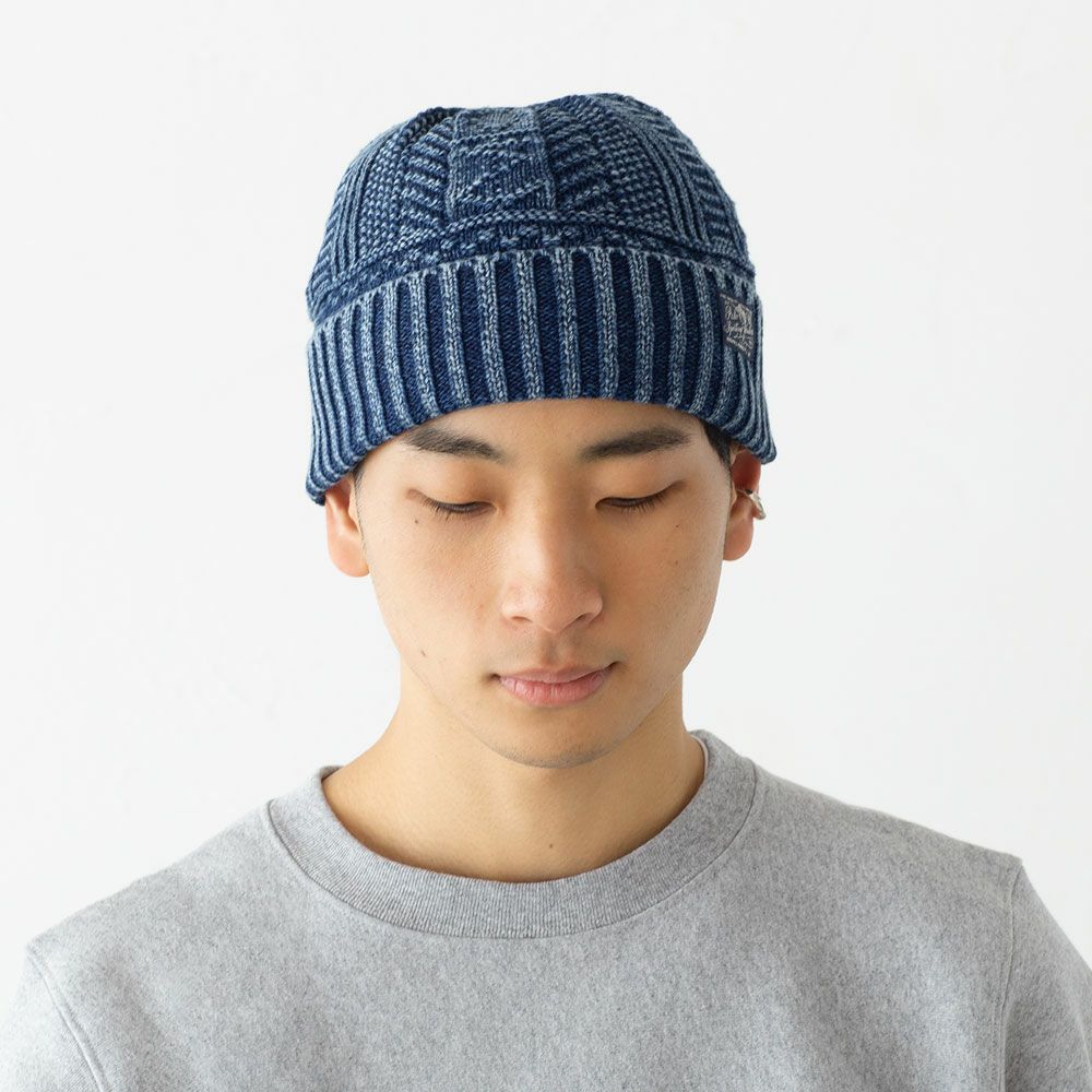 ポロ ラルフローレン ニット帽 POLO Ralph Lauren インディゴ アンカー