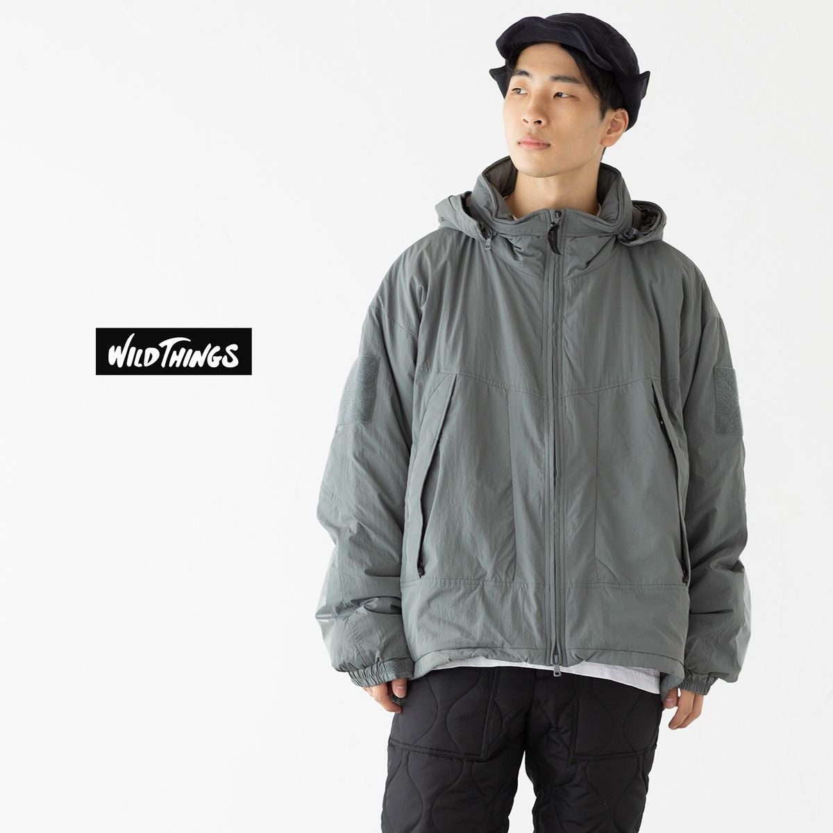 WILD THINGS ショートモンスターパーカ grey 000000005089-01.jpg?size=l&w=
