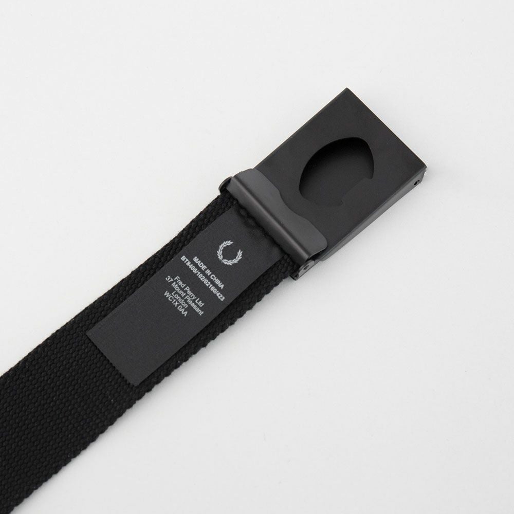 フレッドペリー メンズベルト 32インチ 入れ物付 Burnished Leather Belt(32 102：BLACK): | FRED PERRY JAPAN