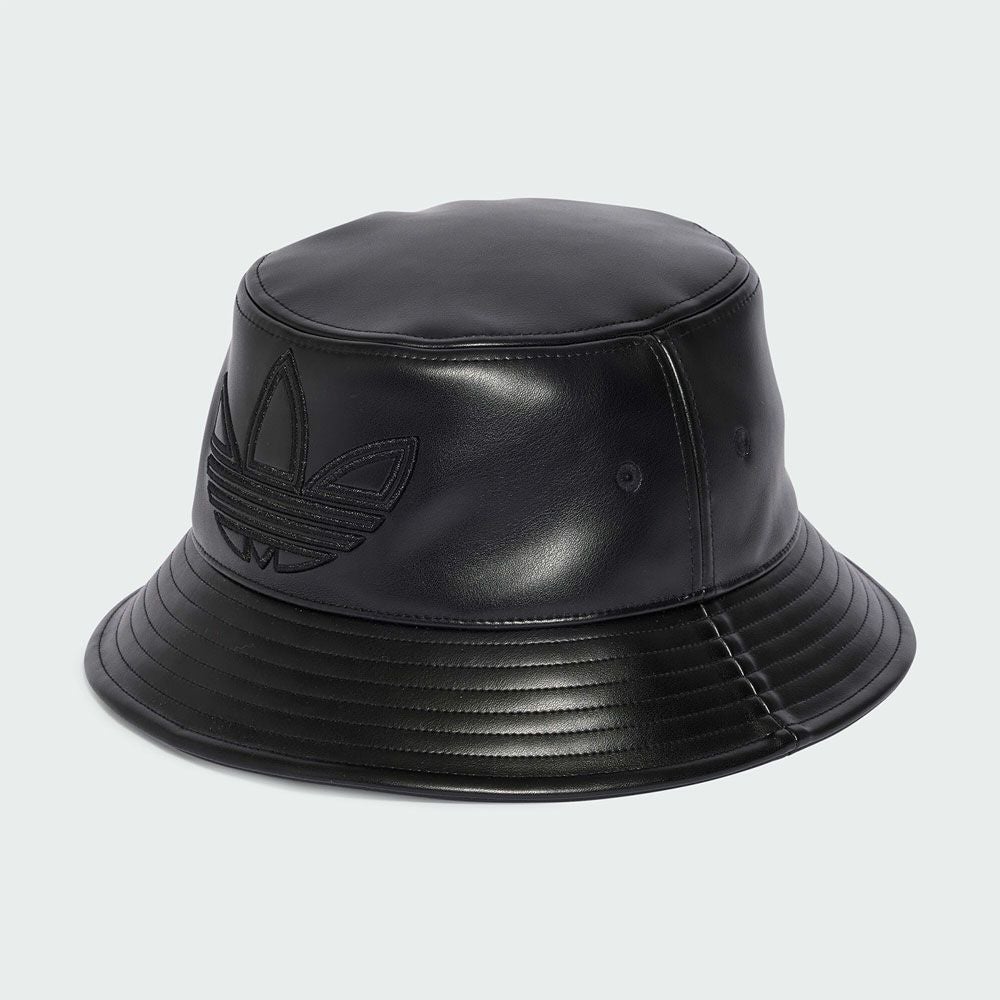CDL TOKYO レザー バケットハット S レザー バケットハット ブラック クラッシャーハット バケハ (ハット