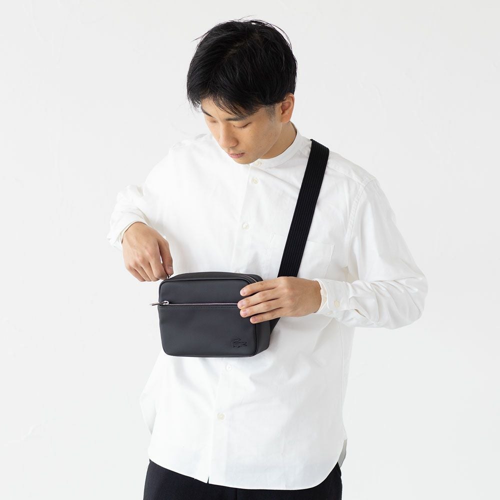 ラコステ メンズ クラシック ショルダーバッグ LACOSTE NH4427HC