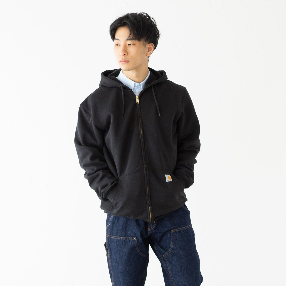 カーハート Carhartt ミッドウェイト フルジップ スウェットシャツ
