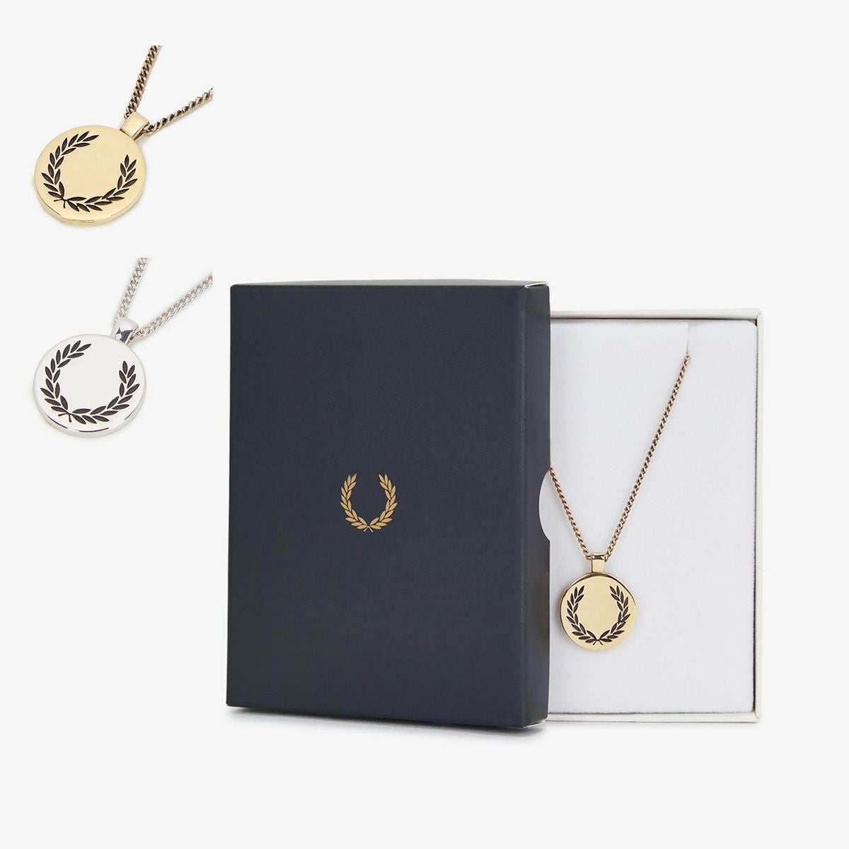 フレッドペリー FRED PERRY ローレルリース ペンダント ネックレス