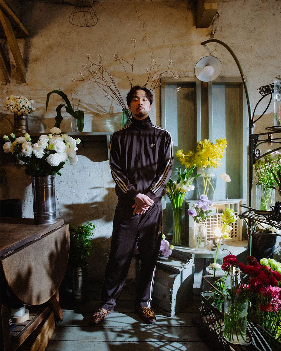  ジャージ フラワー ファイヤーバード トラックジャケット パンツ アディダス adidas Originals ジャージ 上下組 ファイヤーバード