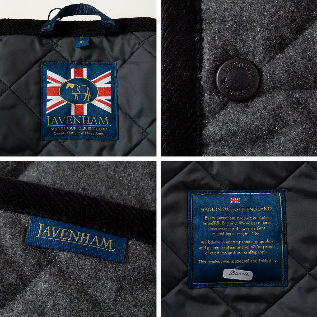 英国製】 ラベンハム ウール ソーンハム キルティング ベスト LAVENHAM
