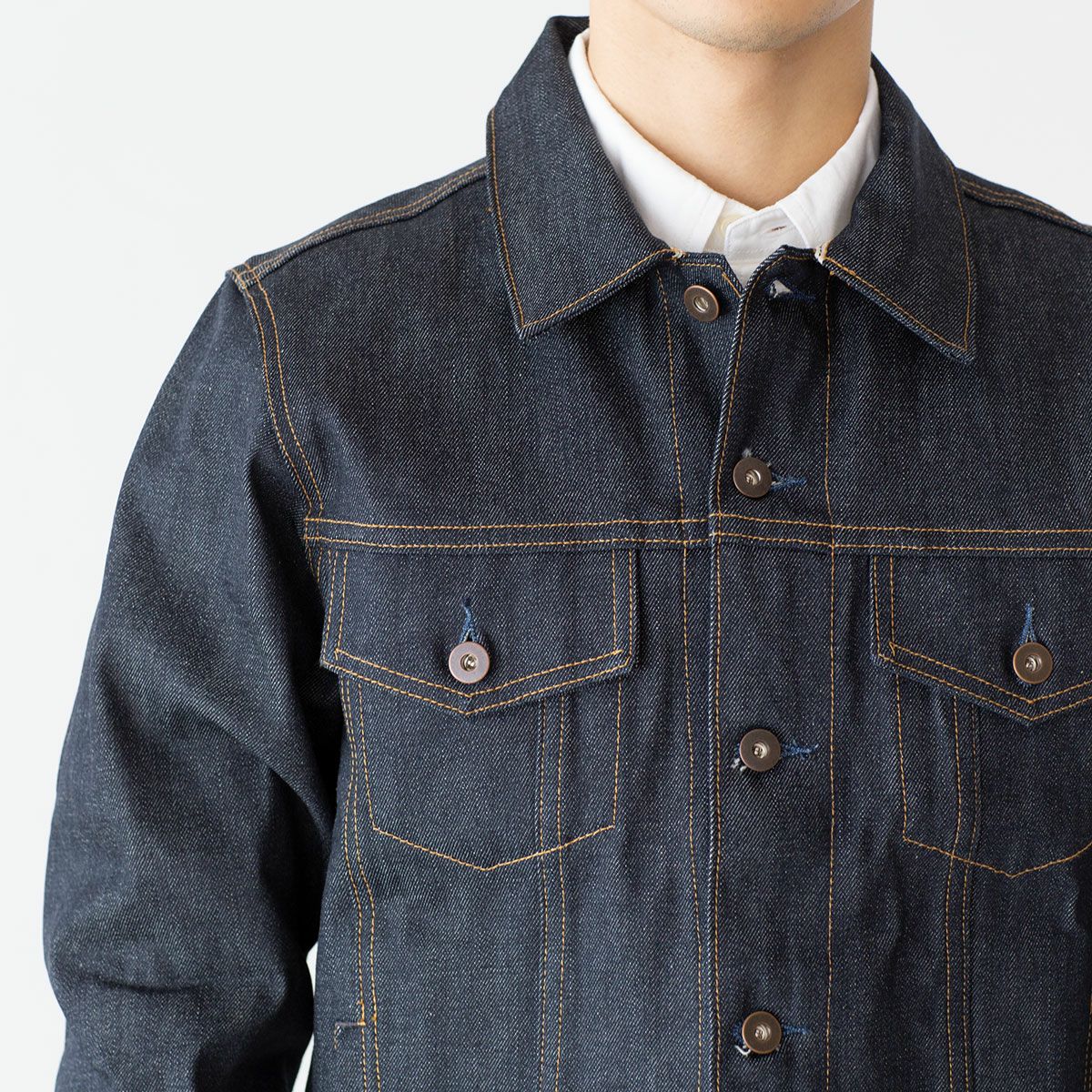 テラソン 12.5oz セルビッチ ジーン ジャケット TELLASON T1955-02