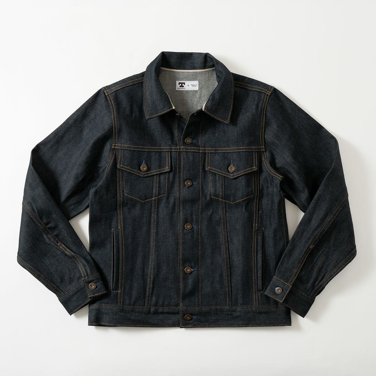 テラソン 12.5oz セルビッチ ジーン ジャケット TELLASON T1955-02