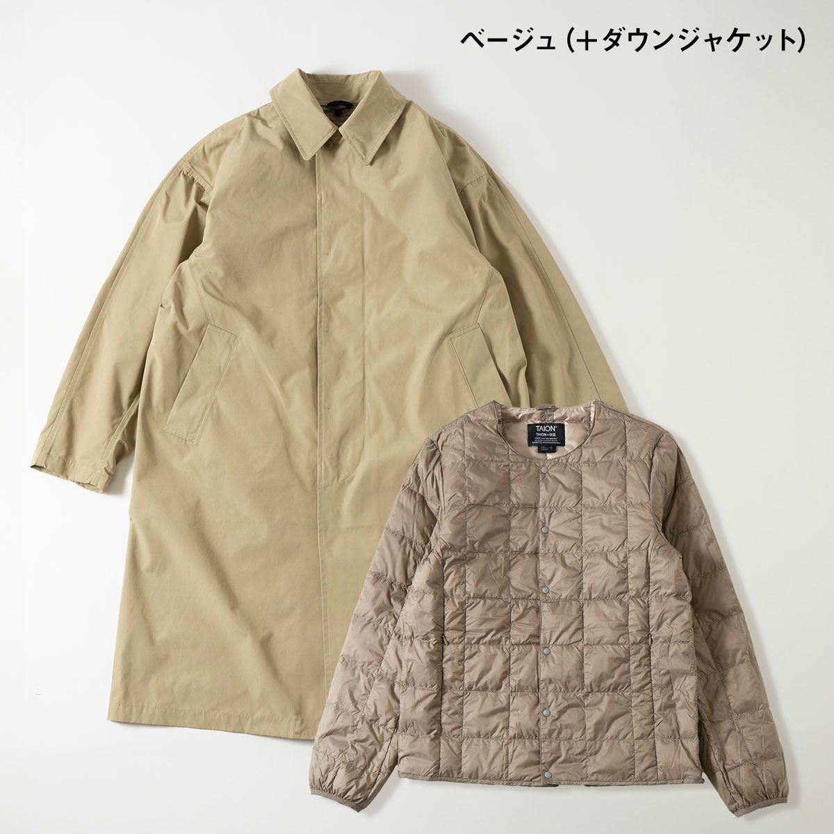 TAION タイオン CR バルカラーコートダウン(TAION-CR01B) S 楽天市場】10％OFF TAION タイオン CR バルカラーコート(+ダウンベスト