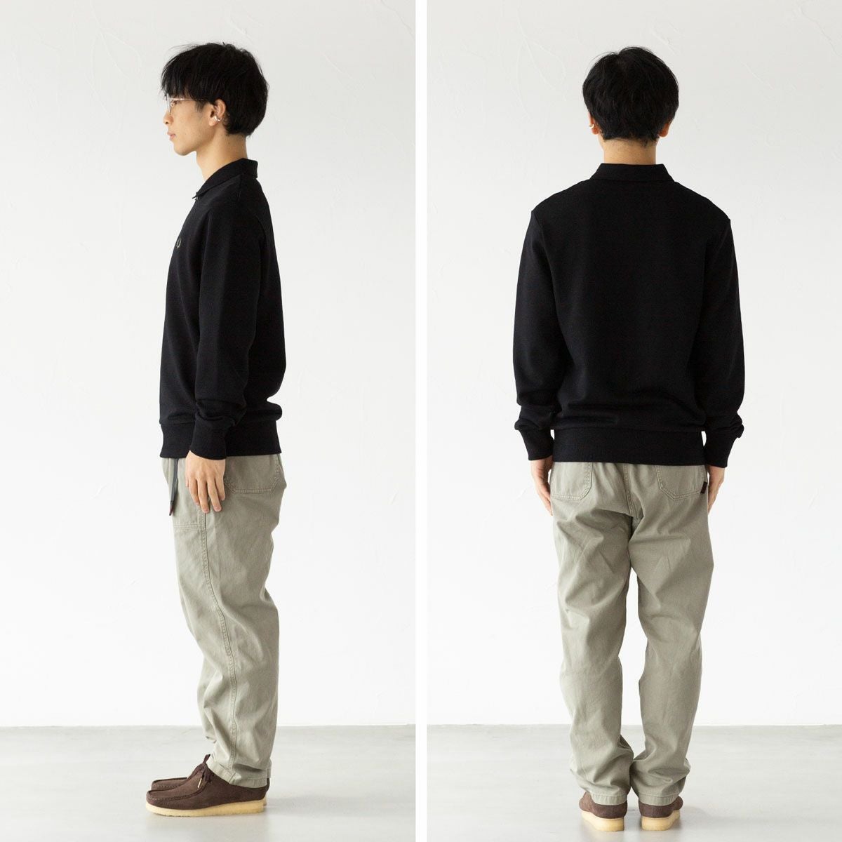 フレッドペリー FRED PERRY ポロシャツ カラード スウェットシャツ
