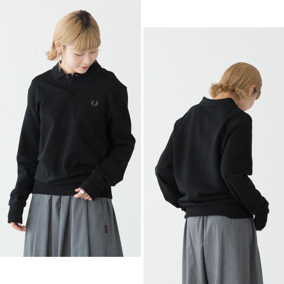 フレッドペリー FRED PERRY ポロシャツ カラード スウェットシャツ