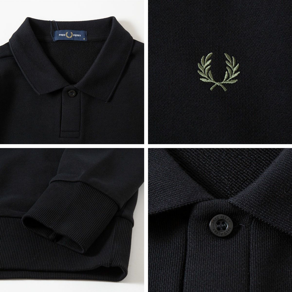 フレッドペリー FRED PERRY ポロシャツ カラード スウェットシャツ