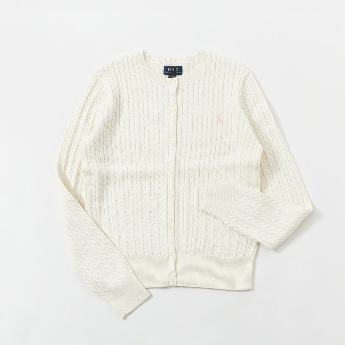 ポロ ラルフローレン ミニ ケーブル コットン カーディガン POLO Ralph